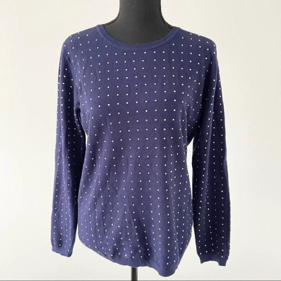Bailey  Embellished Crew Neck Sweater - Picture 1 of 16